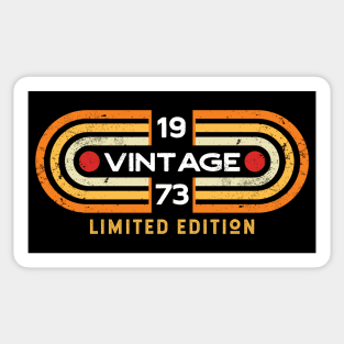 Vintage 1973 | Retro Video Game Style Sticker